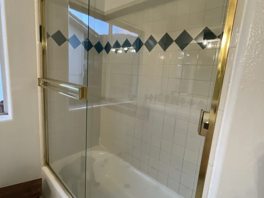 Shower after hard water restoration in San Luis Obispo CA